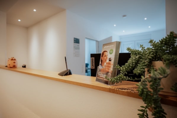 Empfangstresen im Lifesports Therapiezentrum